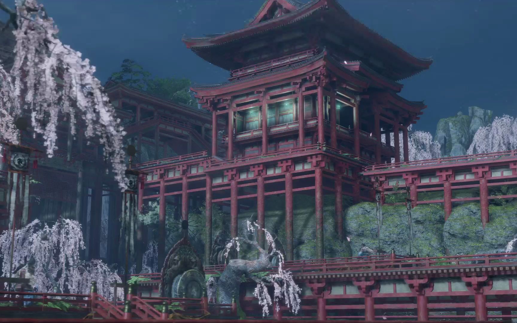 sekiro 只狼:影似二度 游戏景色欣赏(源之宫)