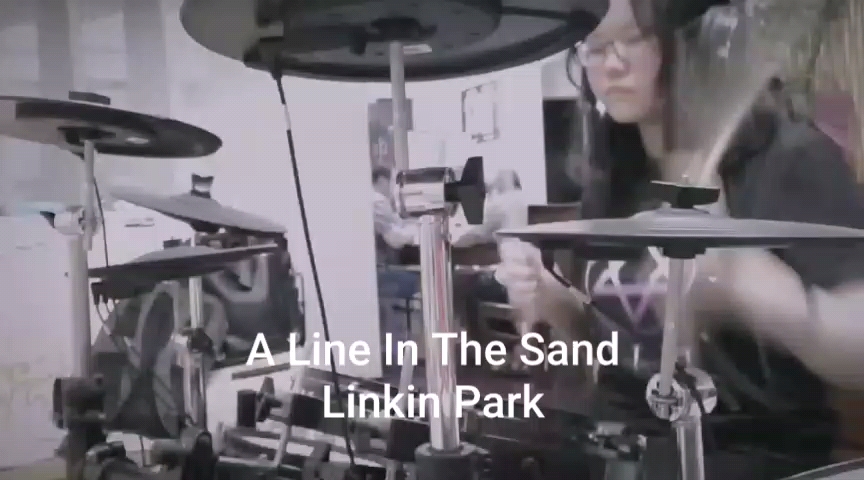 [图]内录Linkin Park的A Line In The Sand，架子鼓半年。这个音色非常还原。