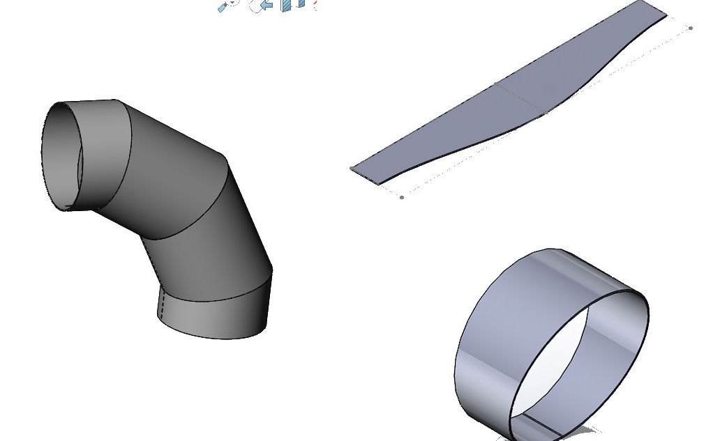 每日一练:#70 四节等径圆柱弯头 solidworks 薄板放样 钣金视频教程哔哩哔哩bilibili