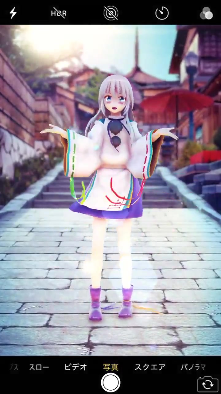 【东方MMD】手机拍摄的长发物部布都哔哩哔哩bilibili