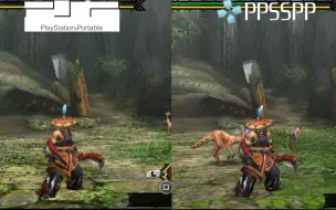 Download Video: 谁更强？PSP vs PPSSPP怪物猎人P3实机对决PSP模拟器！！！