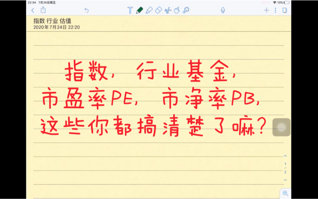 【基金干货分享】指数,行业分类,市盈率PE,市净率PB……你都搞清楚了嘛?几分钟帮基金小白解释清楚这些问题.哔哩哔哩bilibili