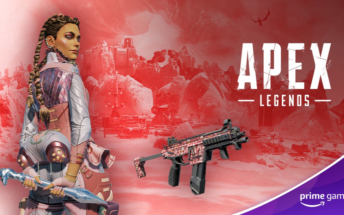 apex:罗巴prime gaming套装展示_apex英雄_演示