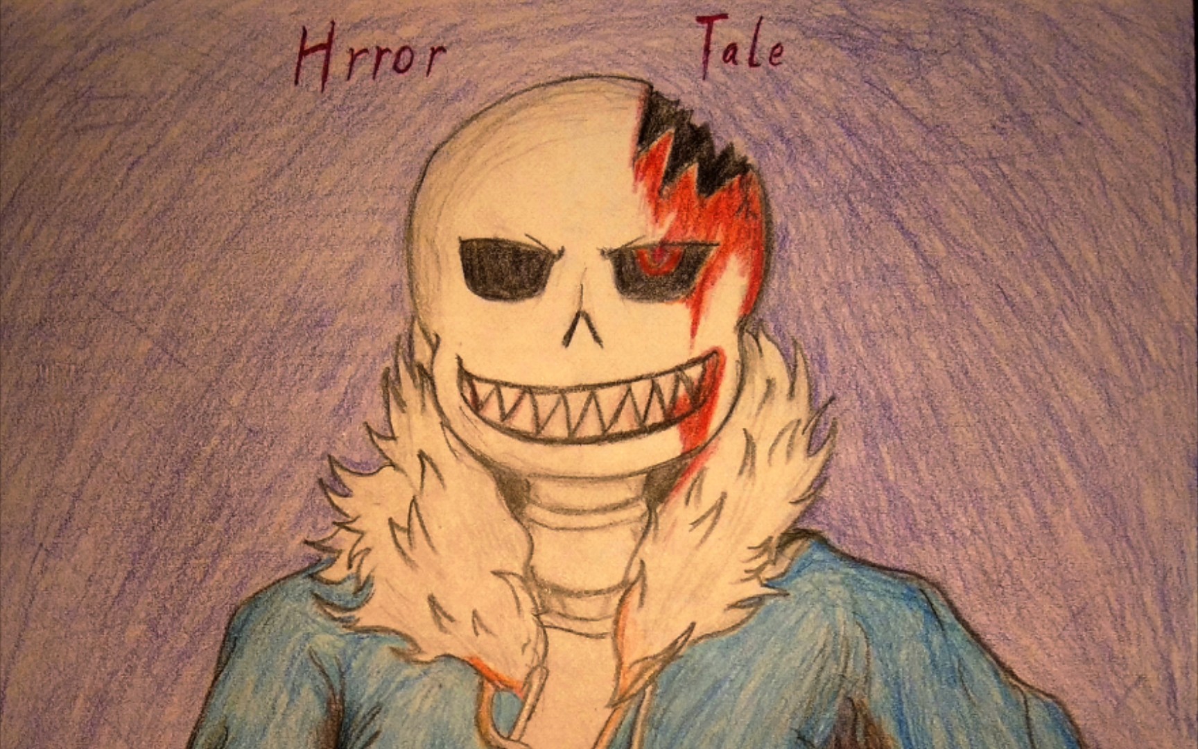 horror sans手绘上色版