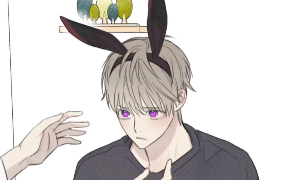 【漫画】|人鬼|可爱的兔子耳朵,男生也很适合哦!