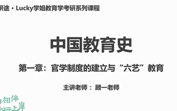 [图]2025考研【教育学考研】333教育综合中国教育史基础课Lucky学姐