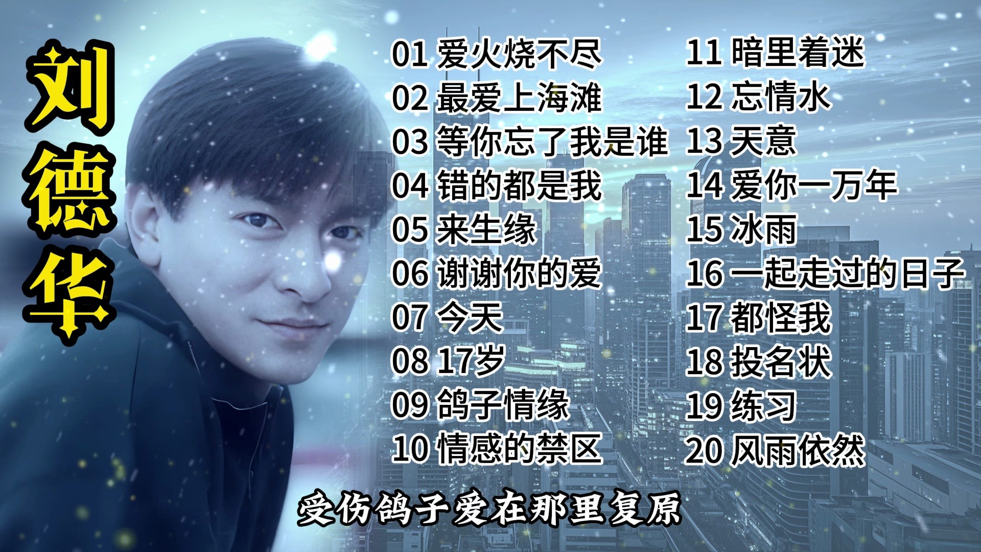 刘德华的全部歌曲(刘德华的全部歌曲暗里着迷)