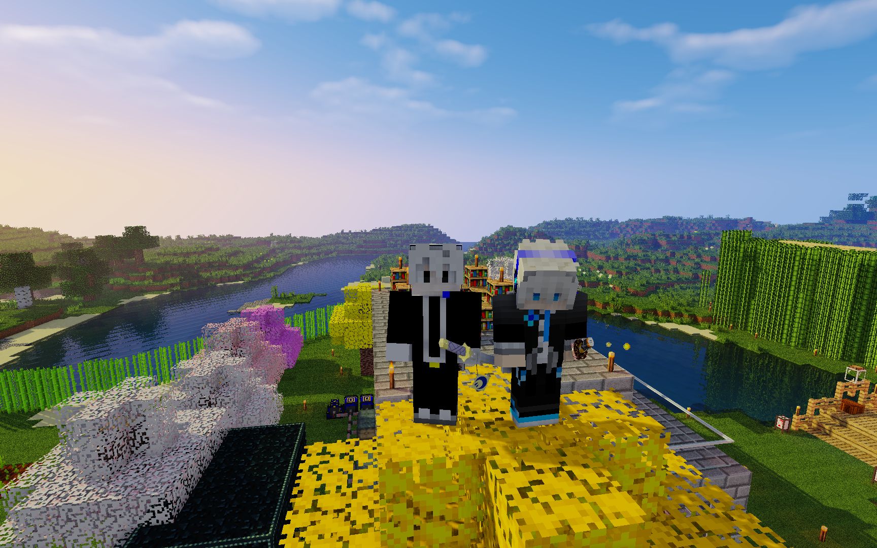 【狮王舞者】我的世界双人拔刀剑生存18无名