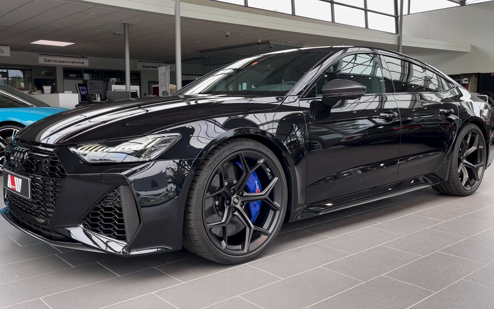 2024款奥迪rs7 performance (630hp) - 外观,内部 静态欣赏!