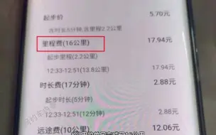 Download Video: 导航出现卡顿，8公里订单变成16公里，还被认定提前12秒计费有责。