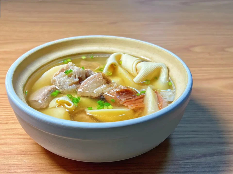 猪肉豆皮汤