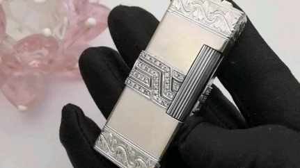 roy king18k白金镶嵌钻石打火机