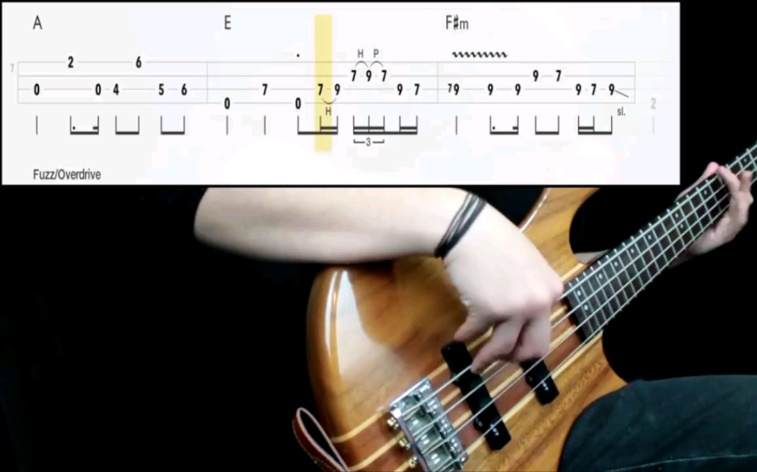 [图]【缪斯 Muse】- [ The groove ] bass cover 贝斯带谱翻弹 #搬运侵删