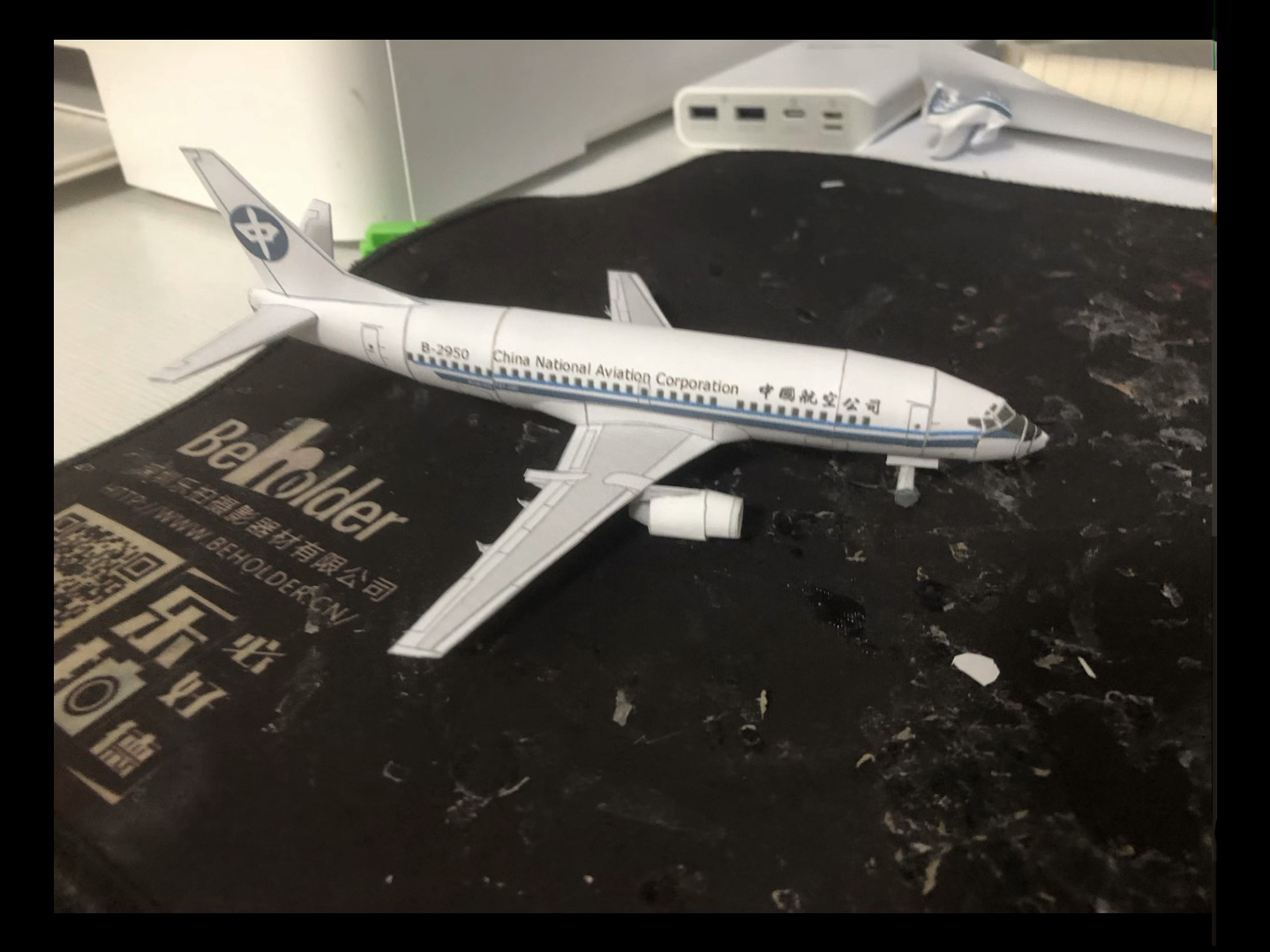 【纸模型】中国航空公司波音737-300纸模型制作