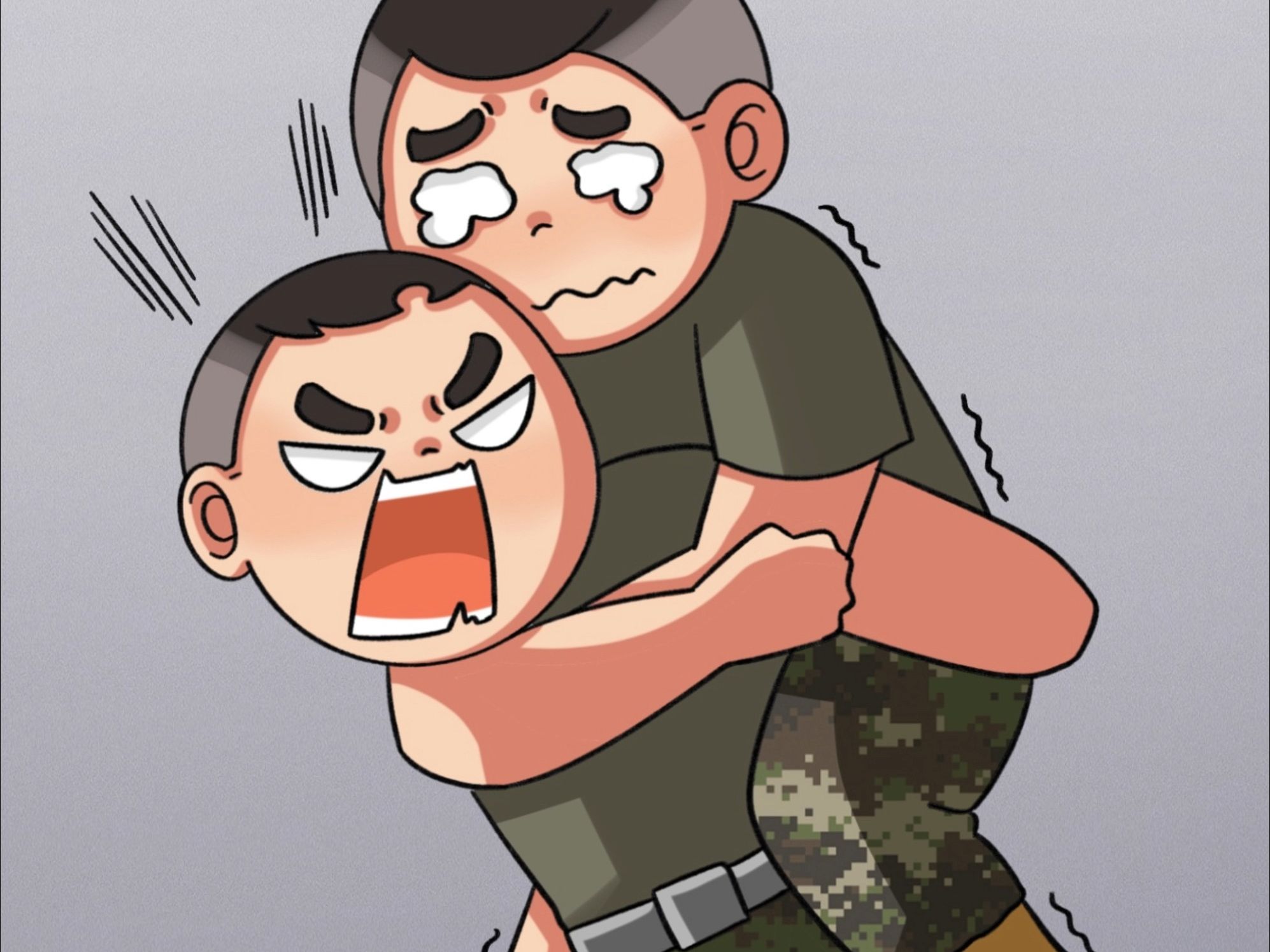 【军旅漫画】刀子嘴豆腐心的班长,竟然