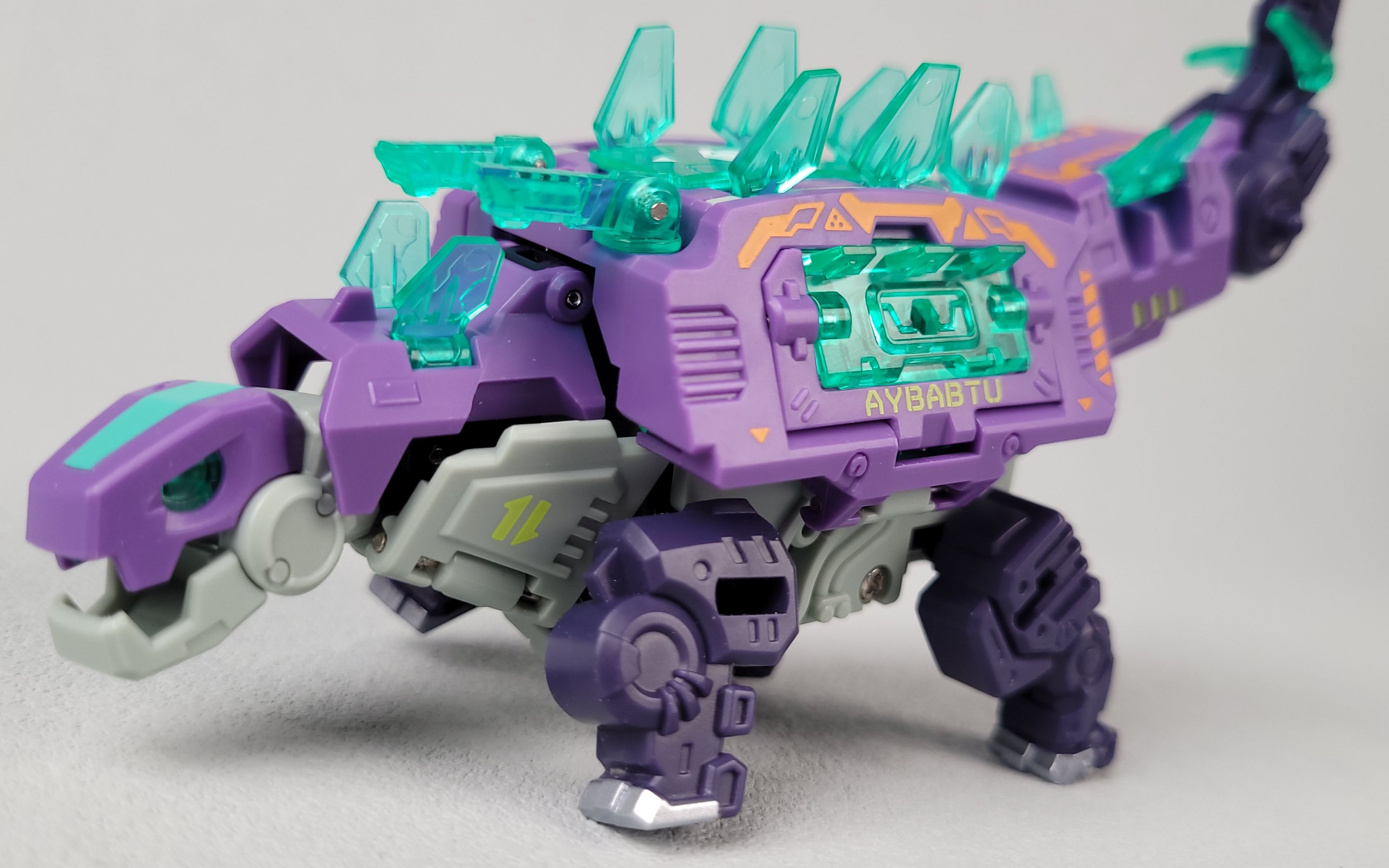 「模玩开箱」52toys猛兽匣bb-25剑龙--断钢齿 变形方块!