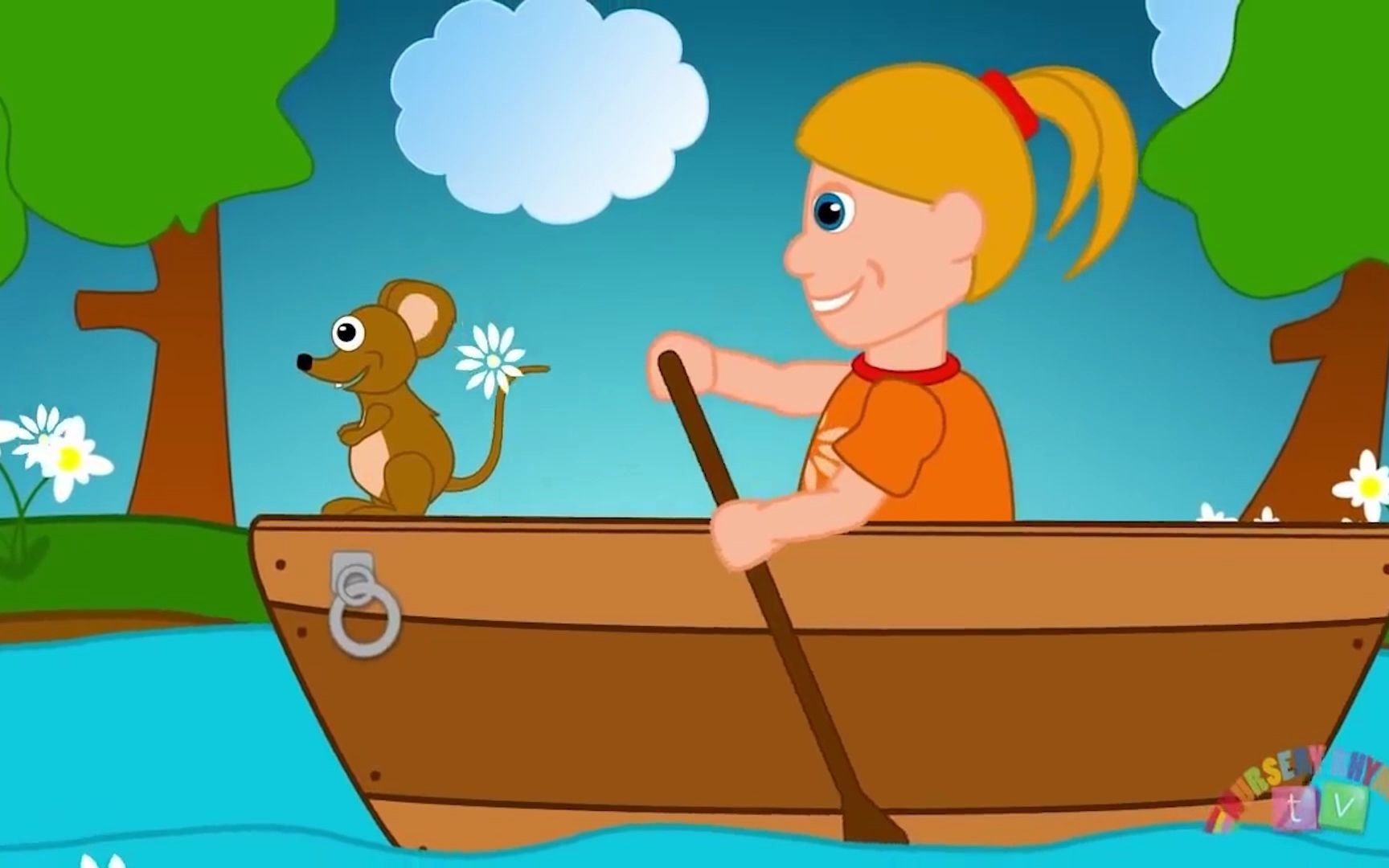 英语儿歌-row row row your boat-english nursery rhymes 高清经典