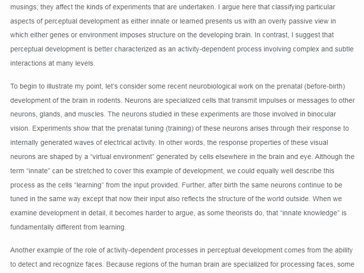 TF阅读真题第451篇Is Perceptual Development an Innate or Socially Acquired Process哔哩哔哩bilibili