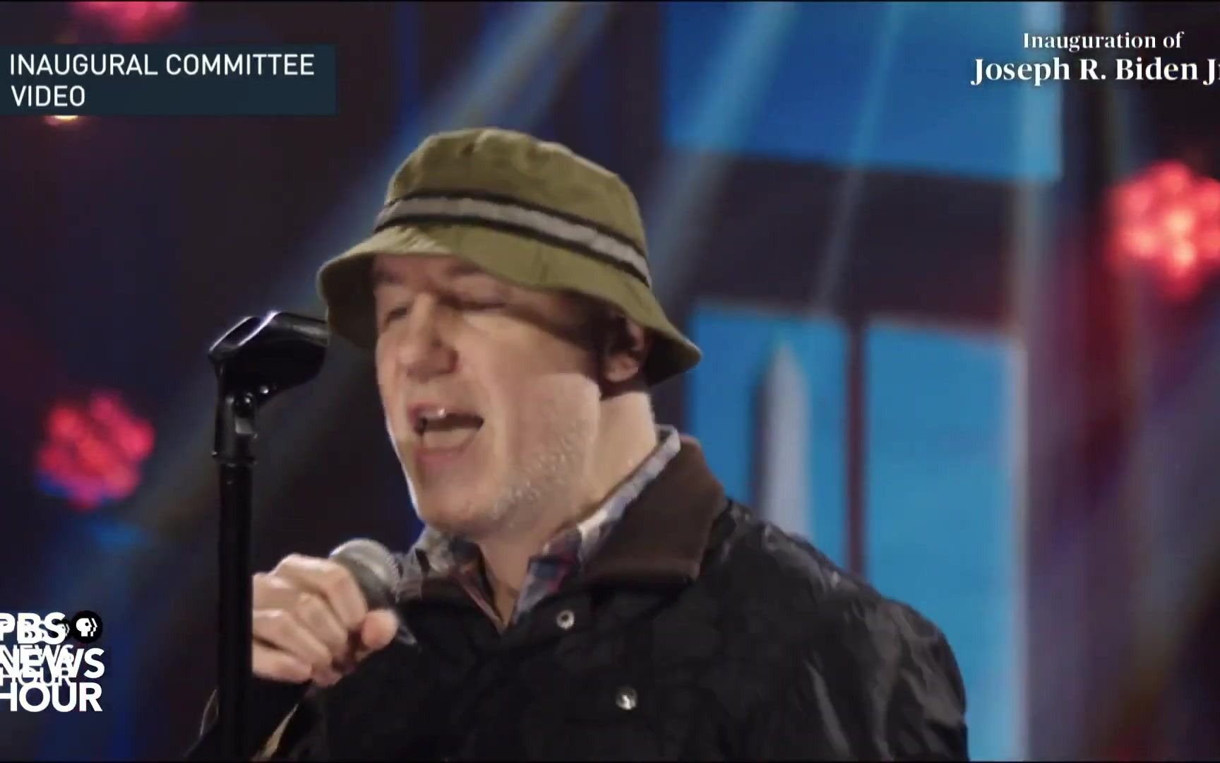 [图]New Radicals perform ‘You Get What You Give’ in Biden's virtual inaugural