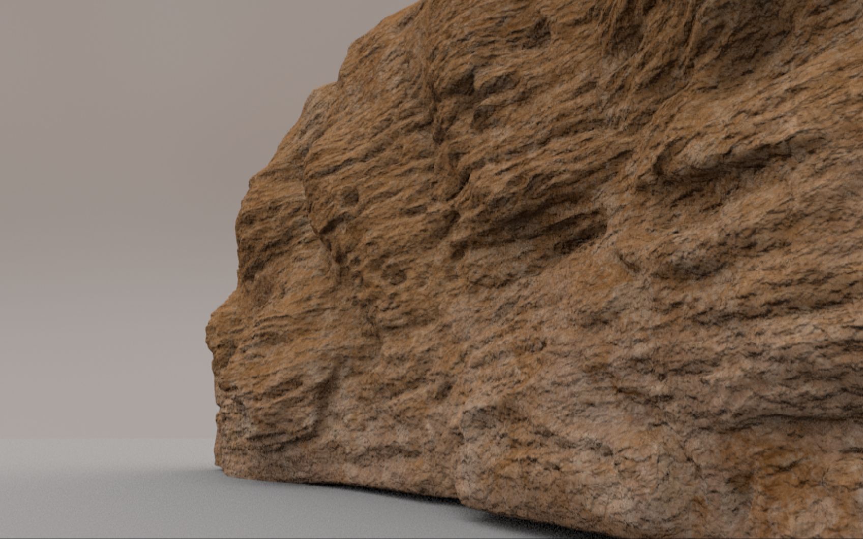 zbrush过程演示 - 山体岩石模型雕刻_哔哩哔哩 (゜-゜)つロ 干杯