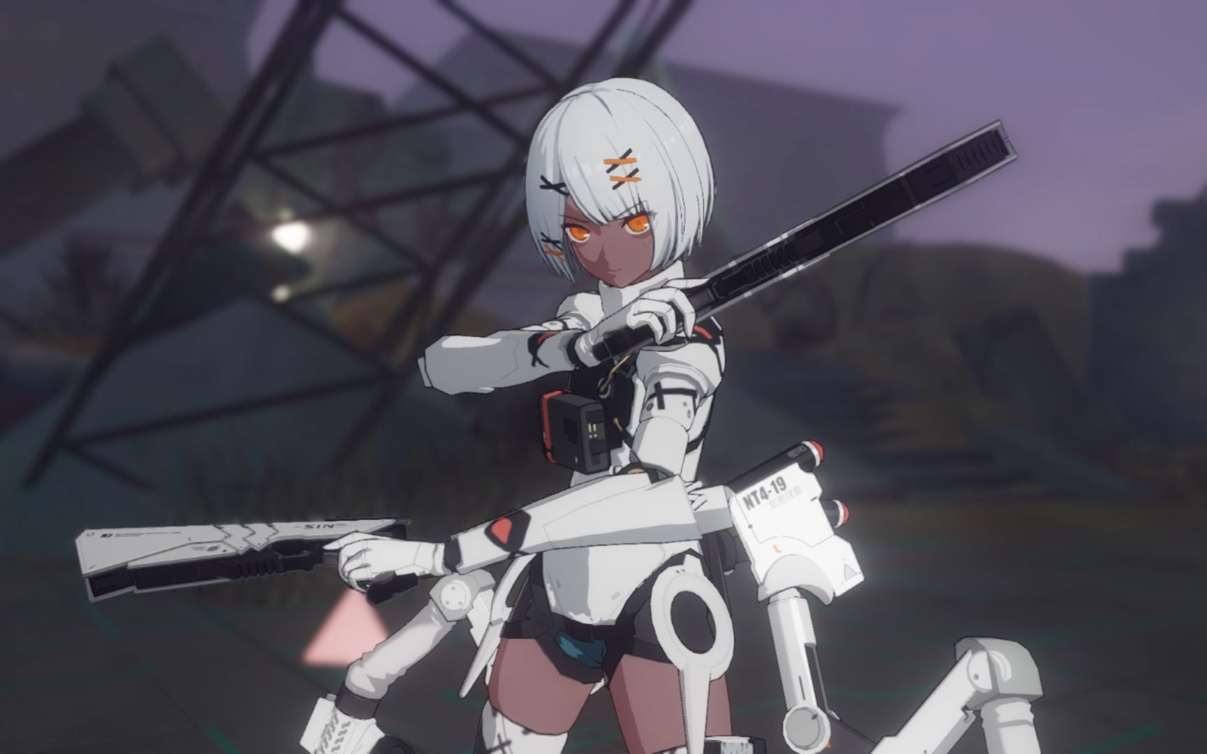 战双新a级角色苏菲亚银牙战斗展示活动本