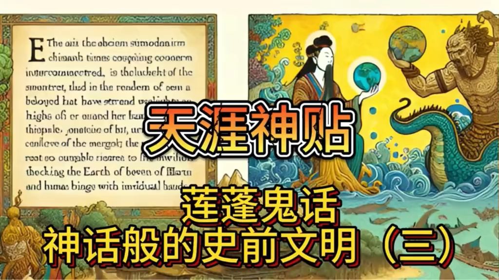 [图]天涯神贴-《神奇神秘的华夏上古史，神话般的史前文明》第三篇天涯神贴莲蓬鬼话必读经典贴分享，星河璀璨777原作。