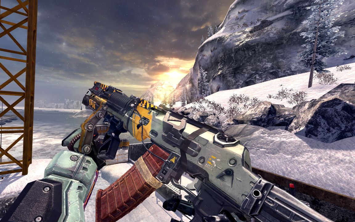 【使命召唤online】新史诗级an94沃肯试玩鉴赏,酷炫的机械外观看起来