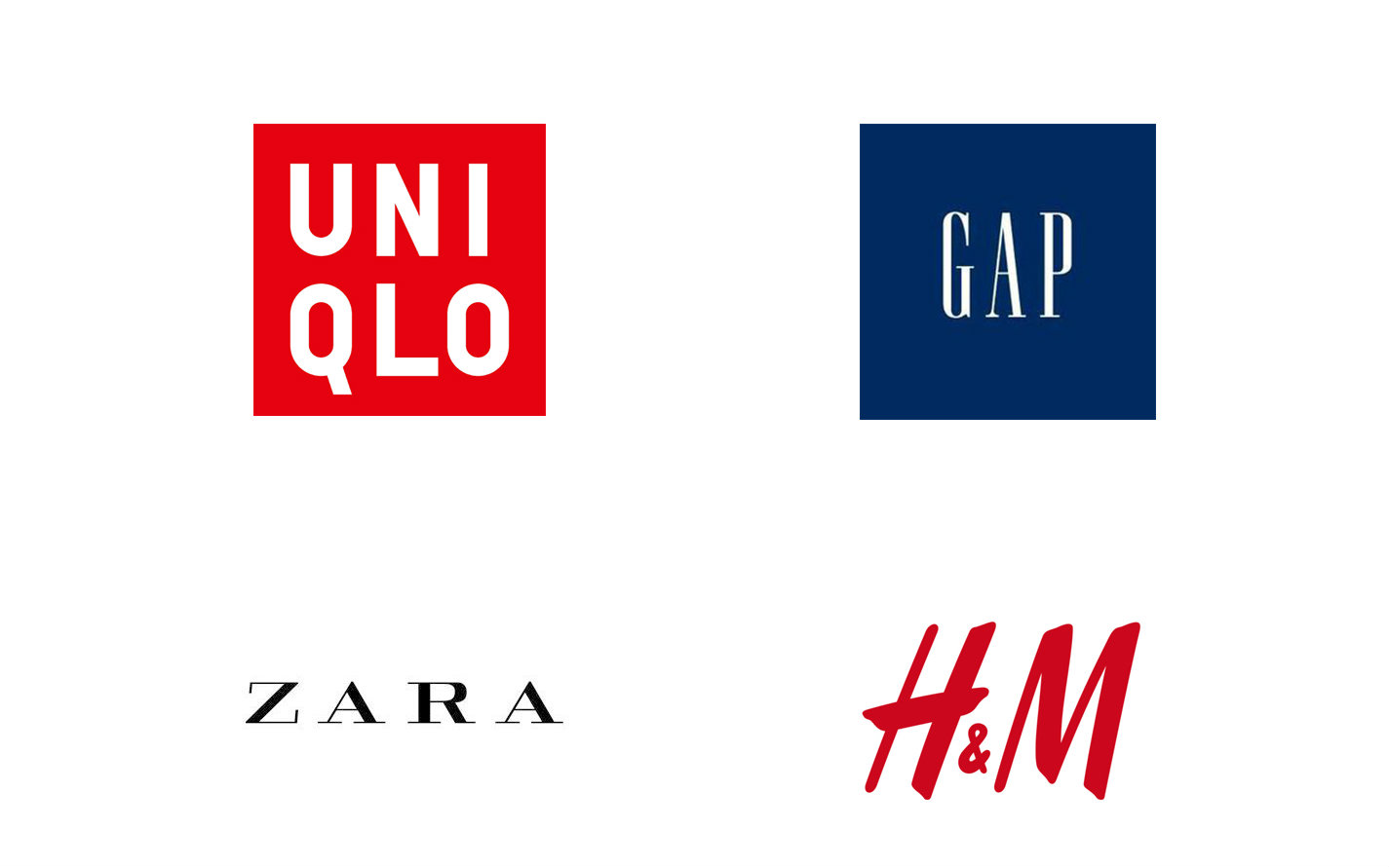 [图]ZARA、H&M、优衣库、GAP四大快时尚鲜为人知的区别