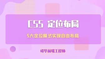 动画解释CSS定位布局-Static, Relative, Absolute, Fixed, Sticky, 五大定位模式实现自由布局