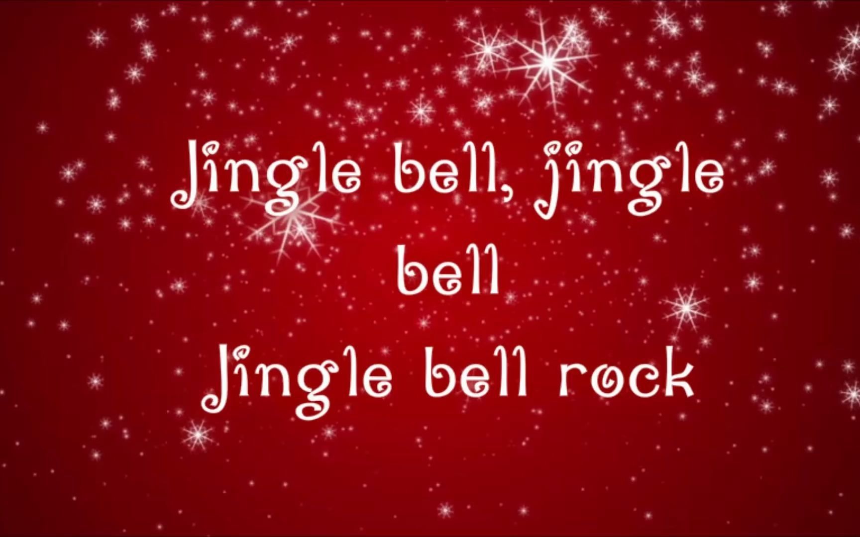 [图]圣诞歌曲: 铃铛摇啊摇 (歌词版/Bobby Helms) Jingle Bell Rock (lyrics/Bobby Helms)