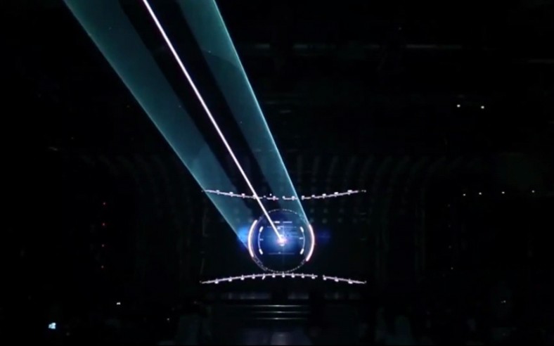 无影专业激光设计编程激光雕刻启动仪式舞台激光特效