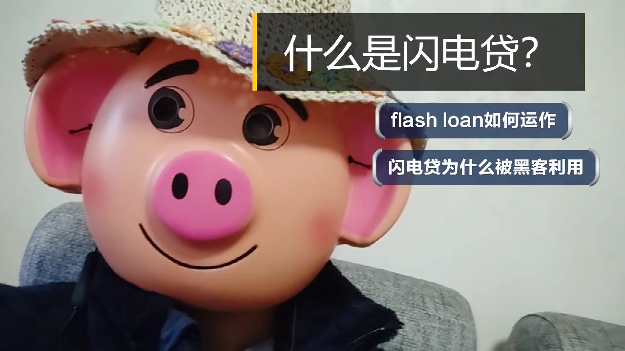 [图]【区块链猪哥】什么是闪电贷，what is Flash Loan