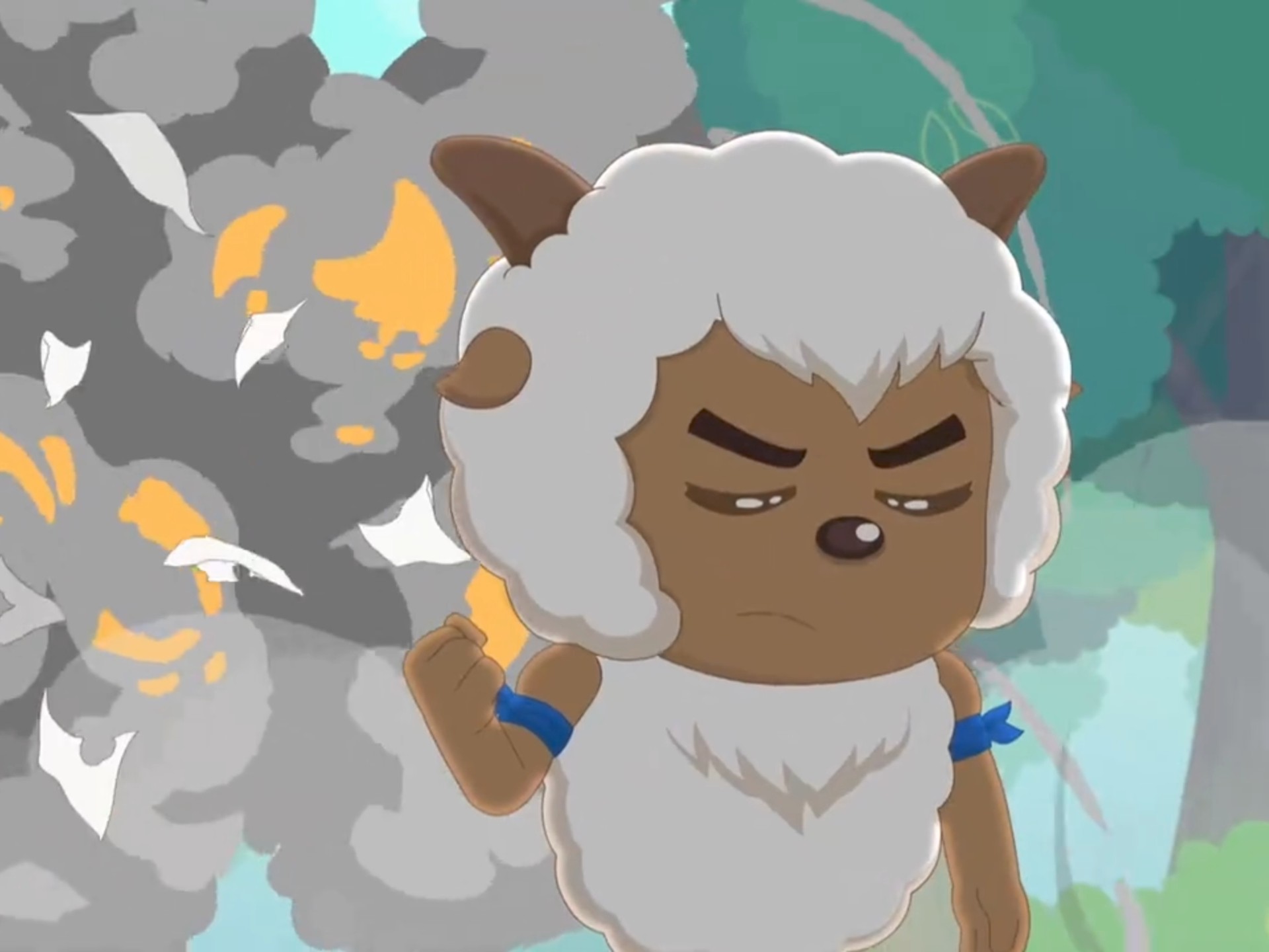 沸羊羊获得新武器