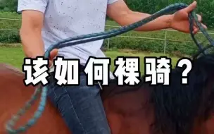 Tải video: 【马术】裸骑该如何起坐？铁哥教你这样裸骑，不会落马，不会受伤🤕️！