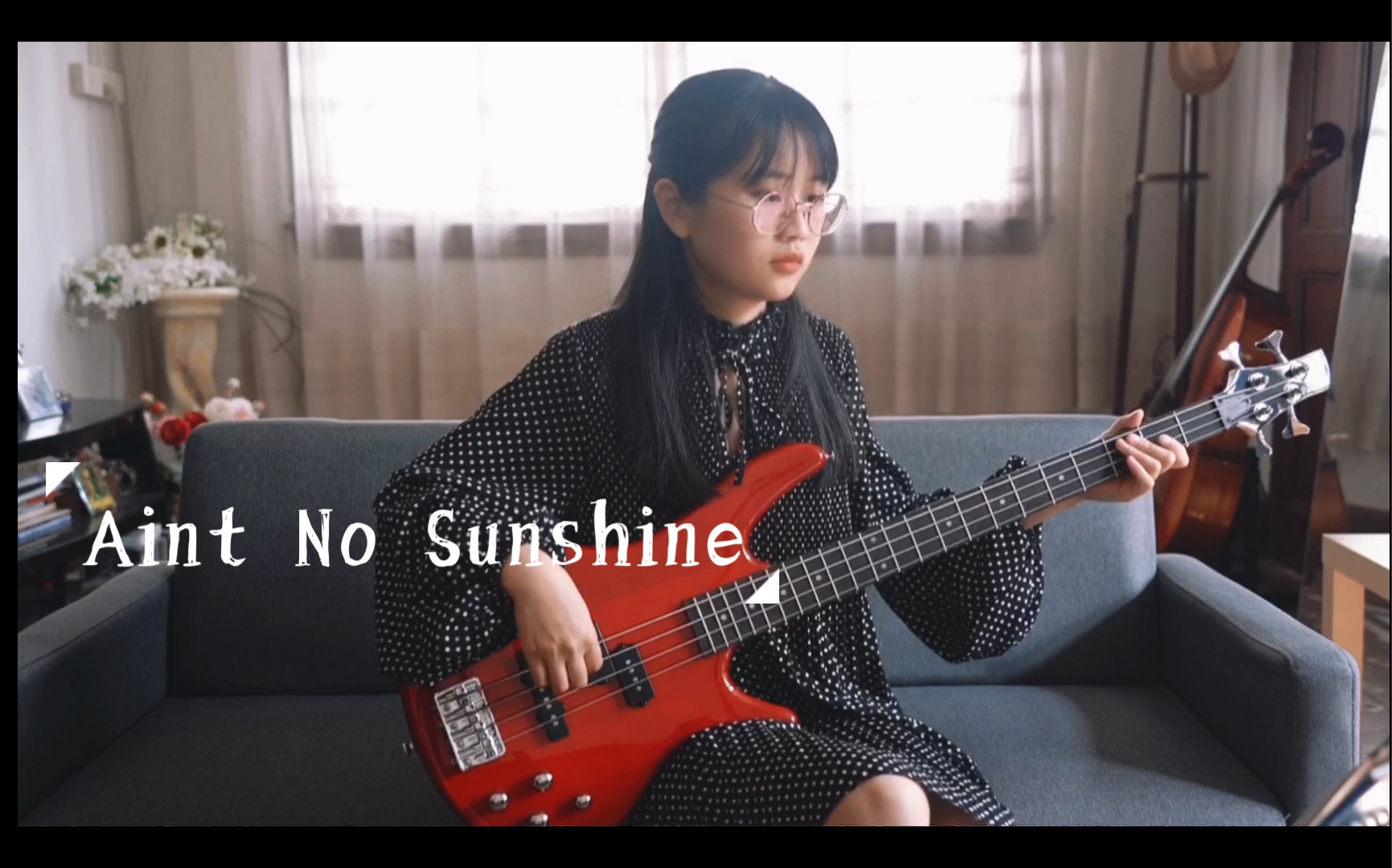 [图]学习bass的第一首歌Aint no sunshine