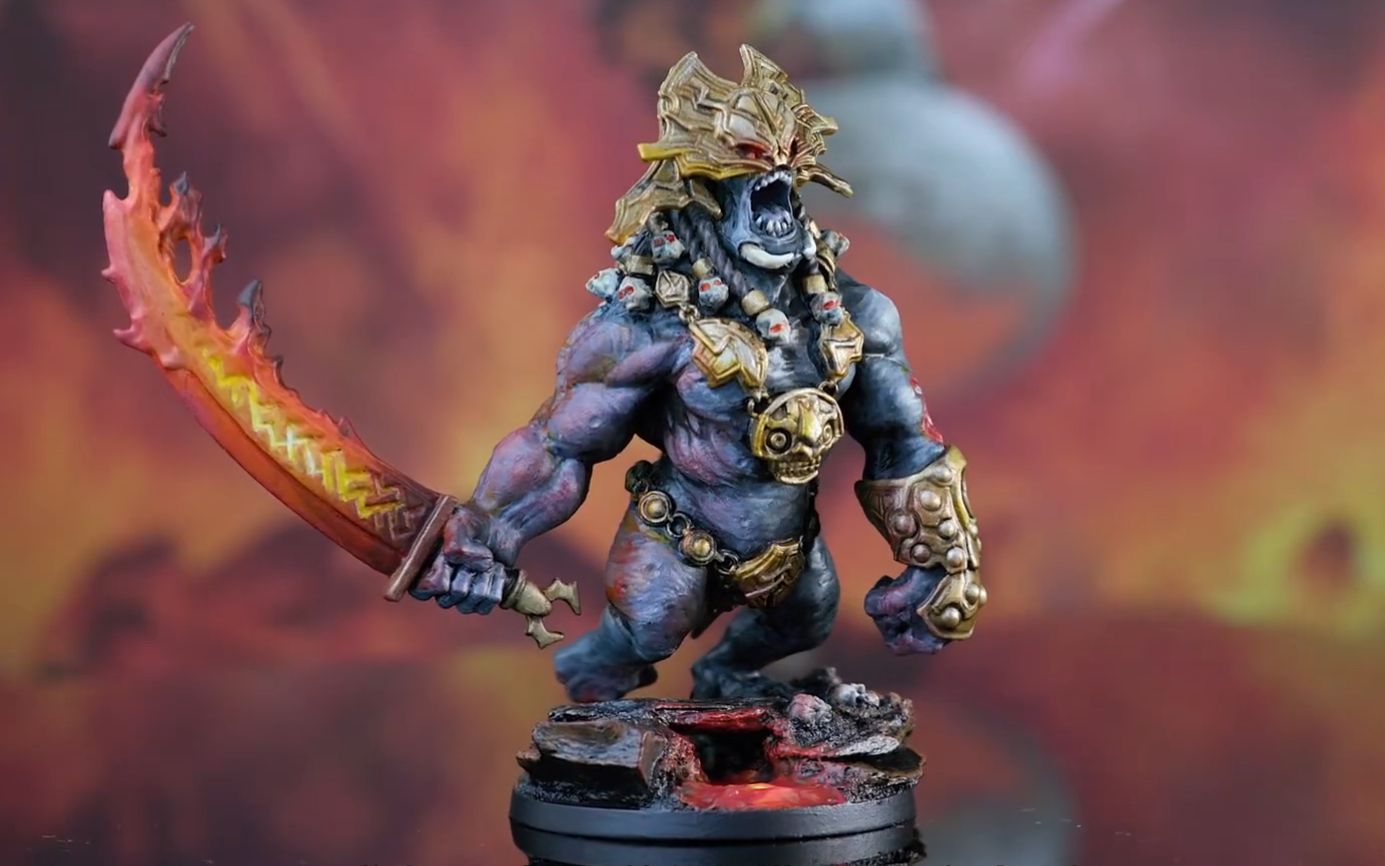 血怒"火巨人"模型涂装-教学【nerd paints】