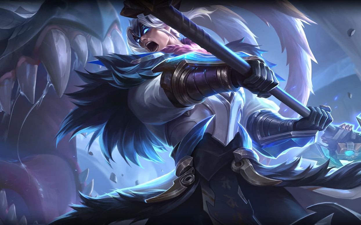 王者荣耀荣耀战令皮肤吕布猎兽之王模型特效