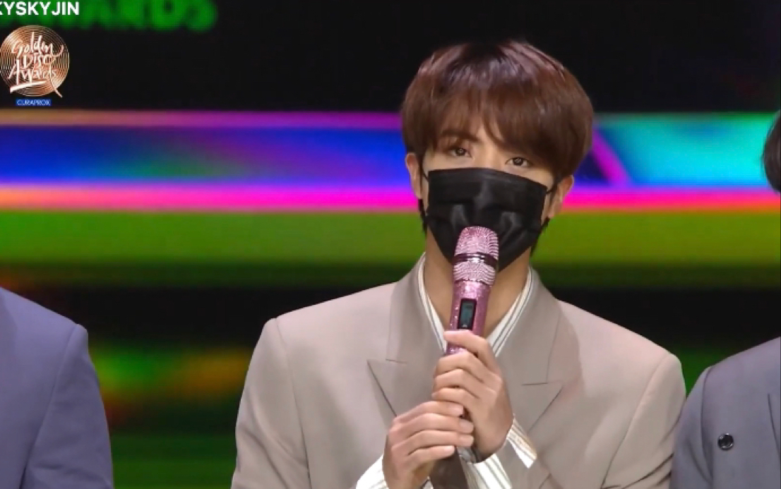 【粉云】210110 第35届金唱片颁奖典礼 bts 受赏 舞台 安可 jin