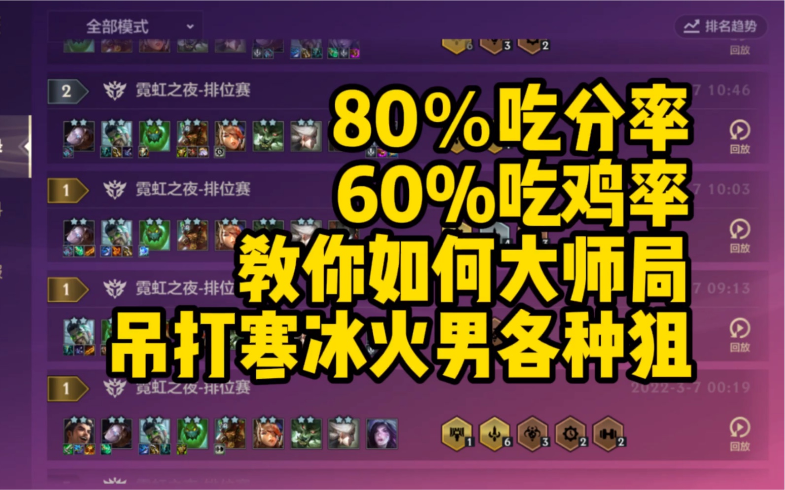 [金铲铲S6.5]吃分率80%吃鸡率60%,教你如何暴打赌狗哔哩哔哩bilibili