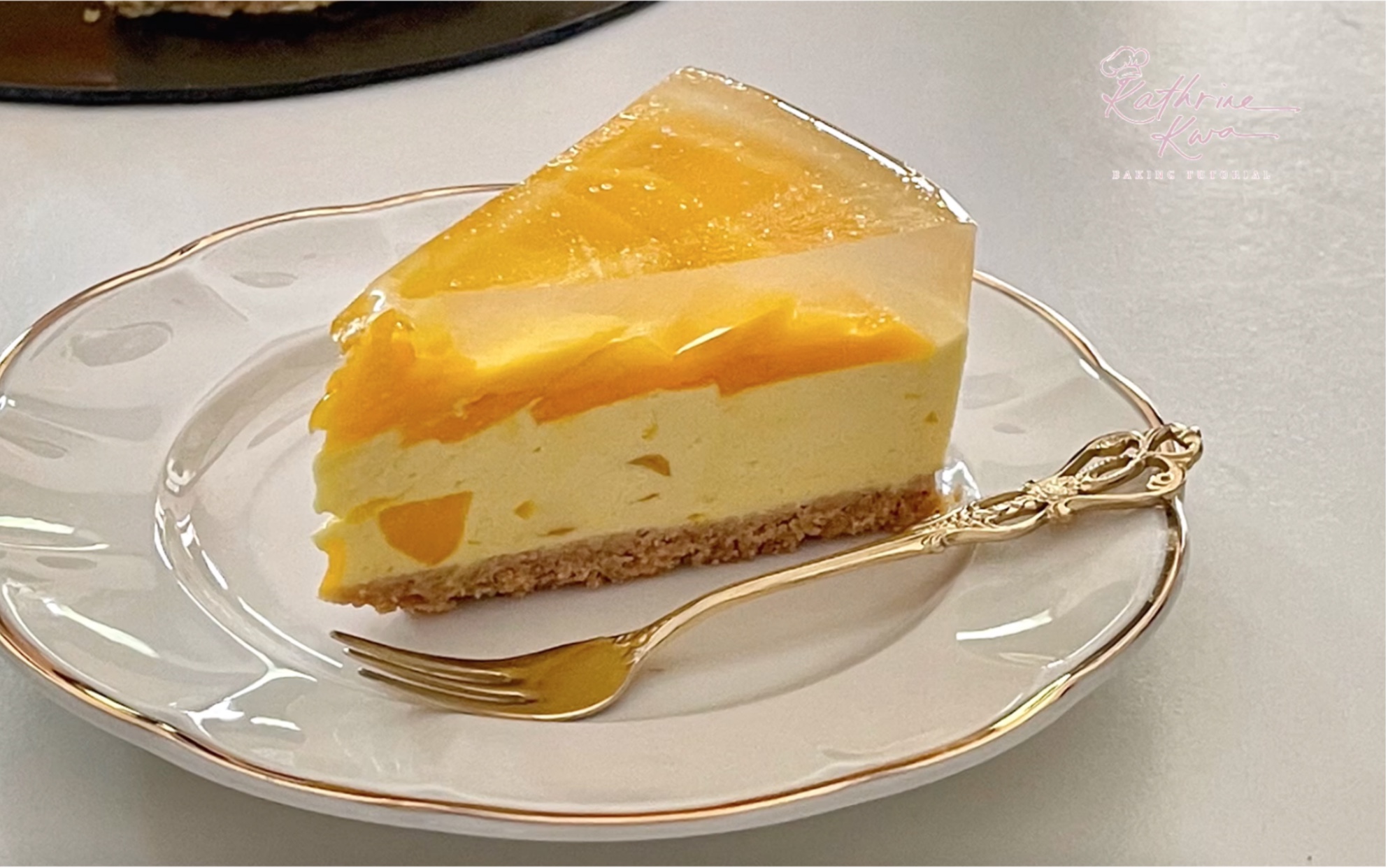 冷冻芒果芝士蛋糕 | 免烤芝士蛋糕