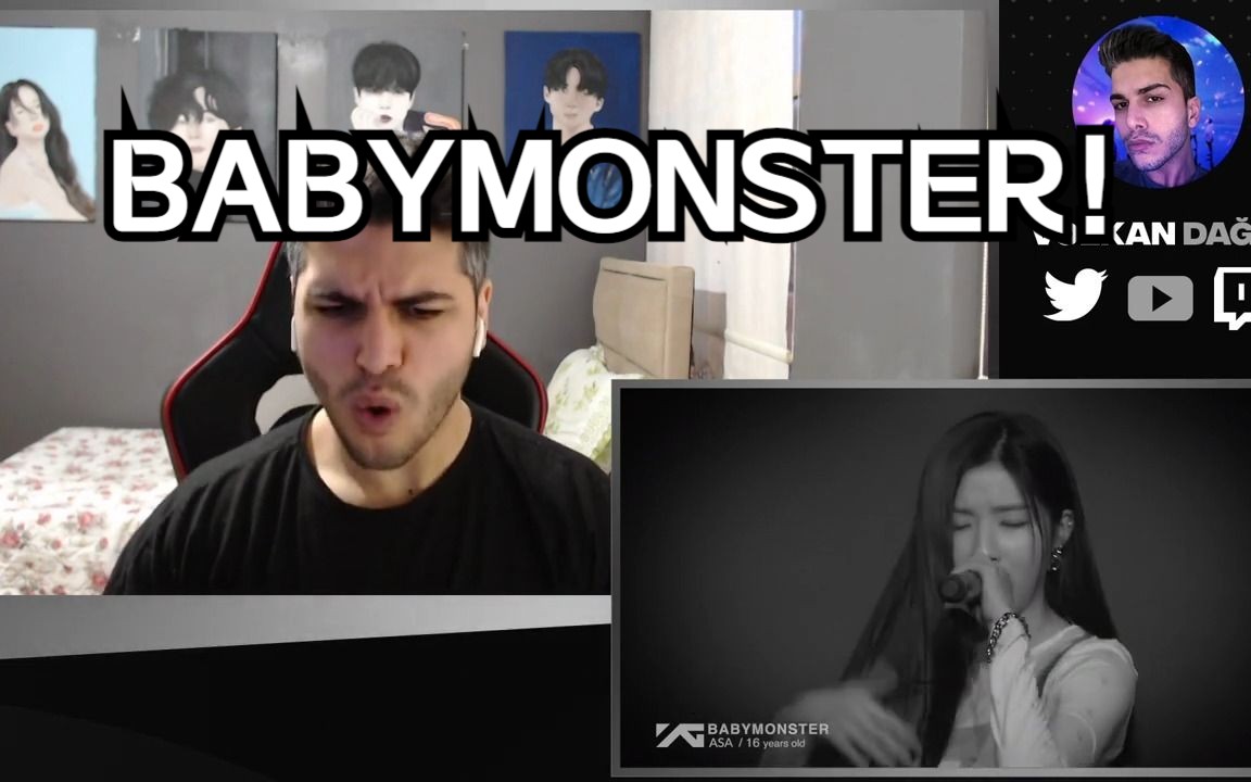 油管 babymonster asa(live performance reaction