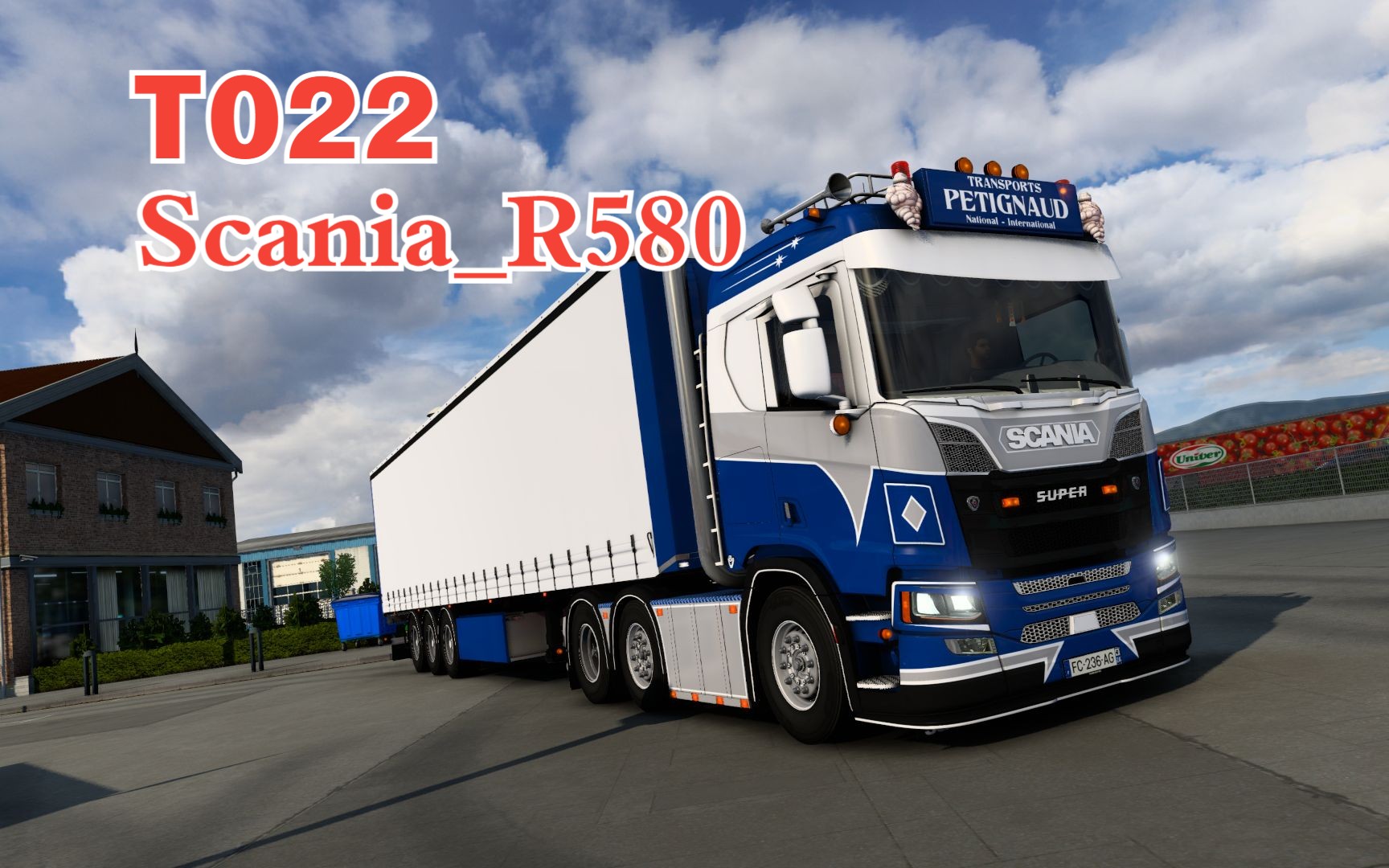 【斯堪尼亚r580整车mod】欧卡1.48挪威小道之行,休闲的音乐很享受.