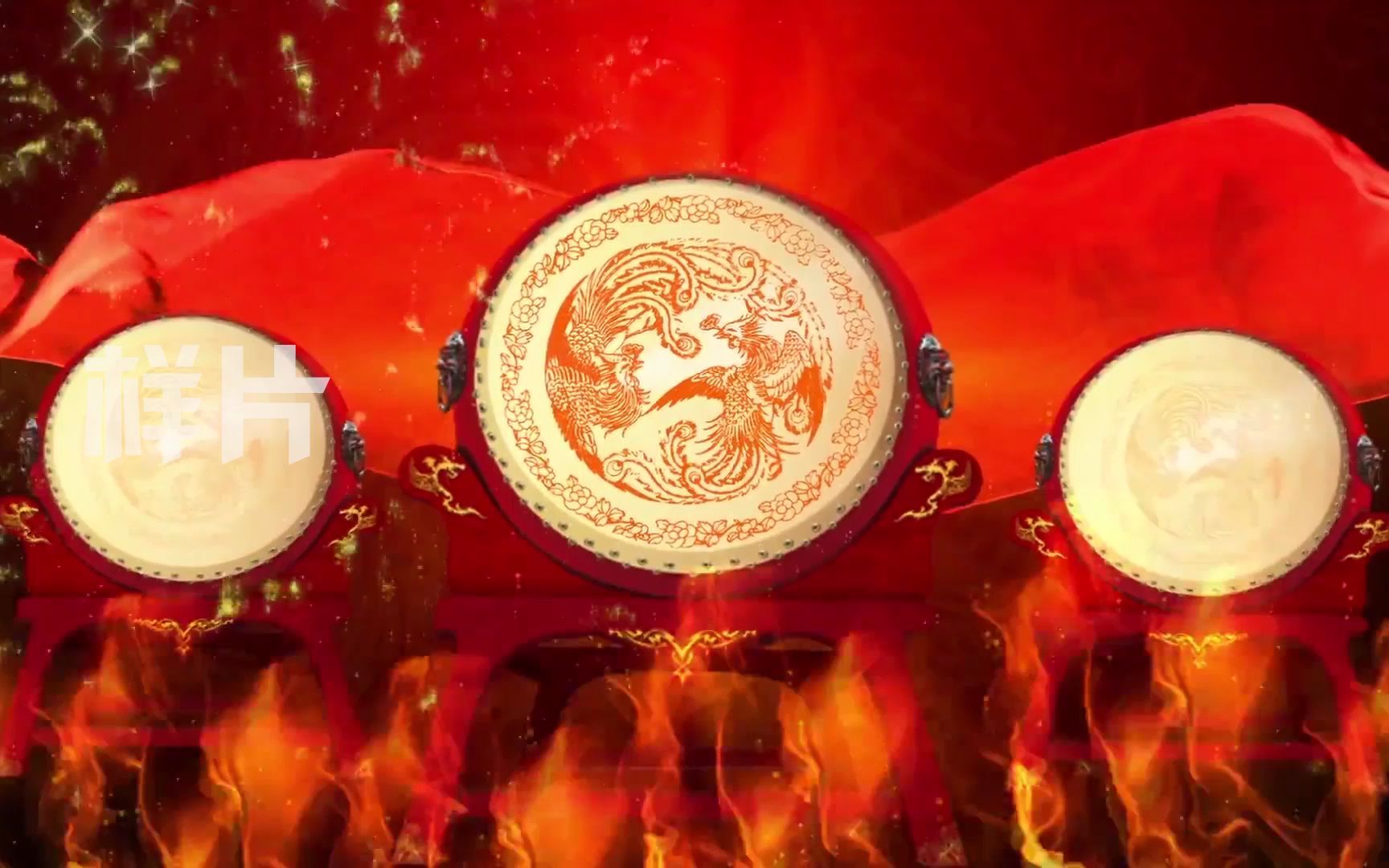 1033.精忠报国 原唱 led背景视频