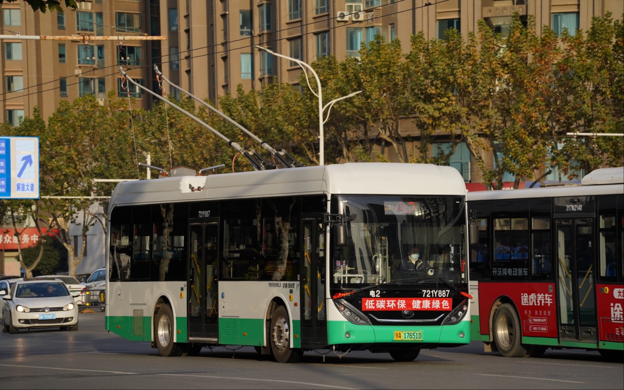 车迷小日常-武汉公交电2路前方展望,带你看看老汉口