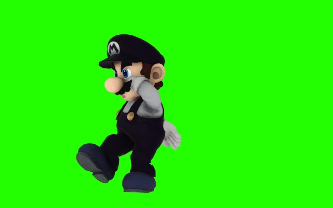 绿幕抠像马里奥