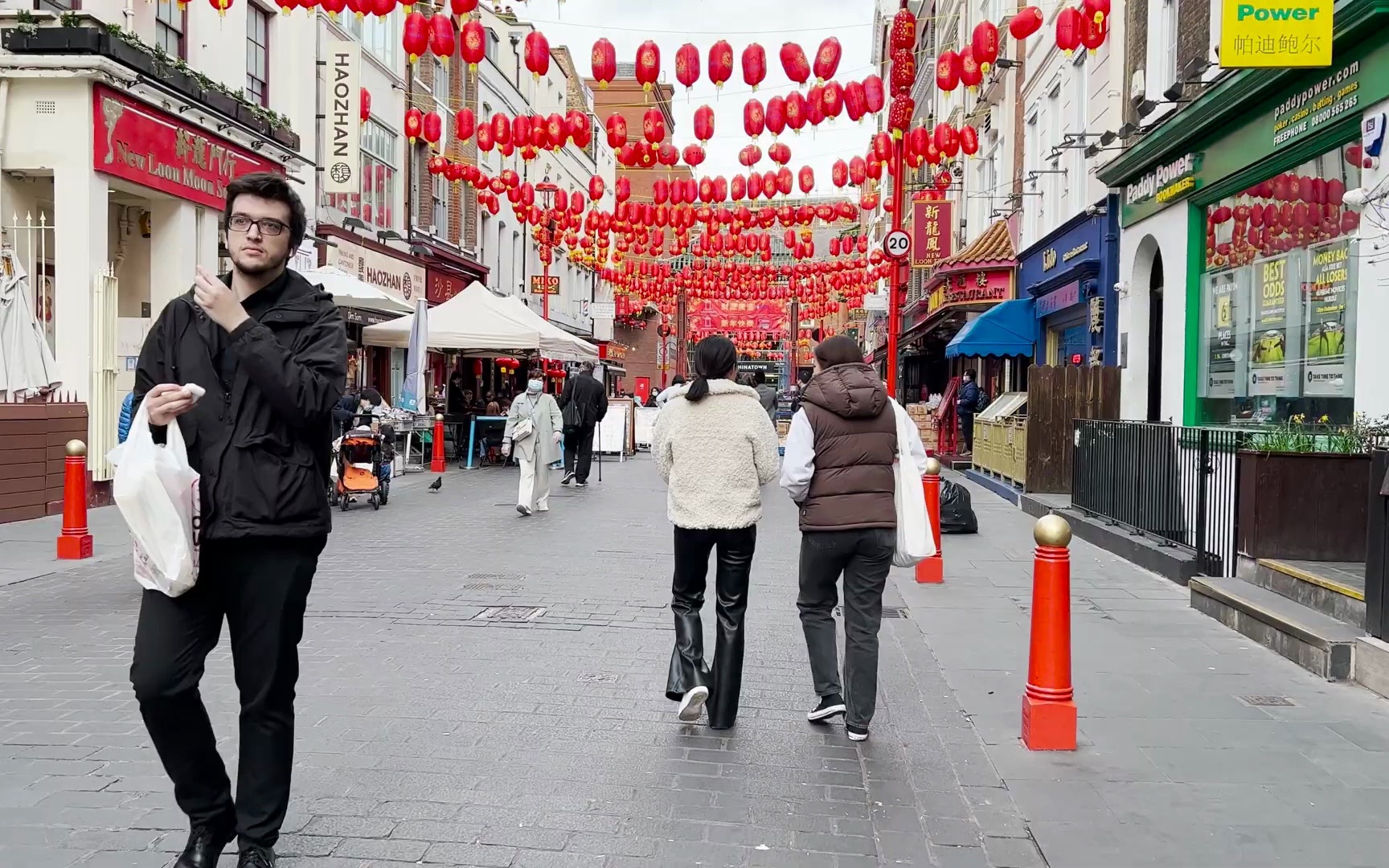 英国伦敦散步漫游,行走在唐人街上漫步之旅哔哩哔哩bilibili