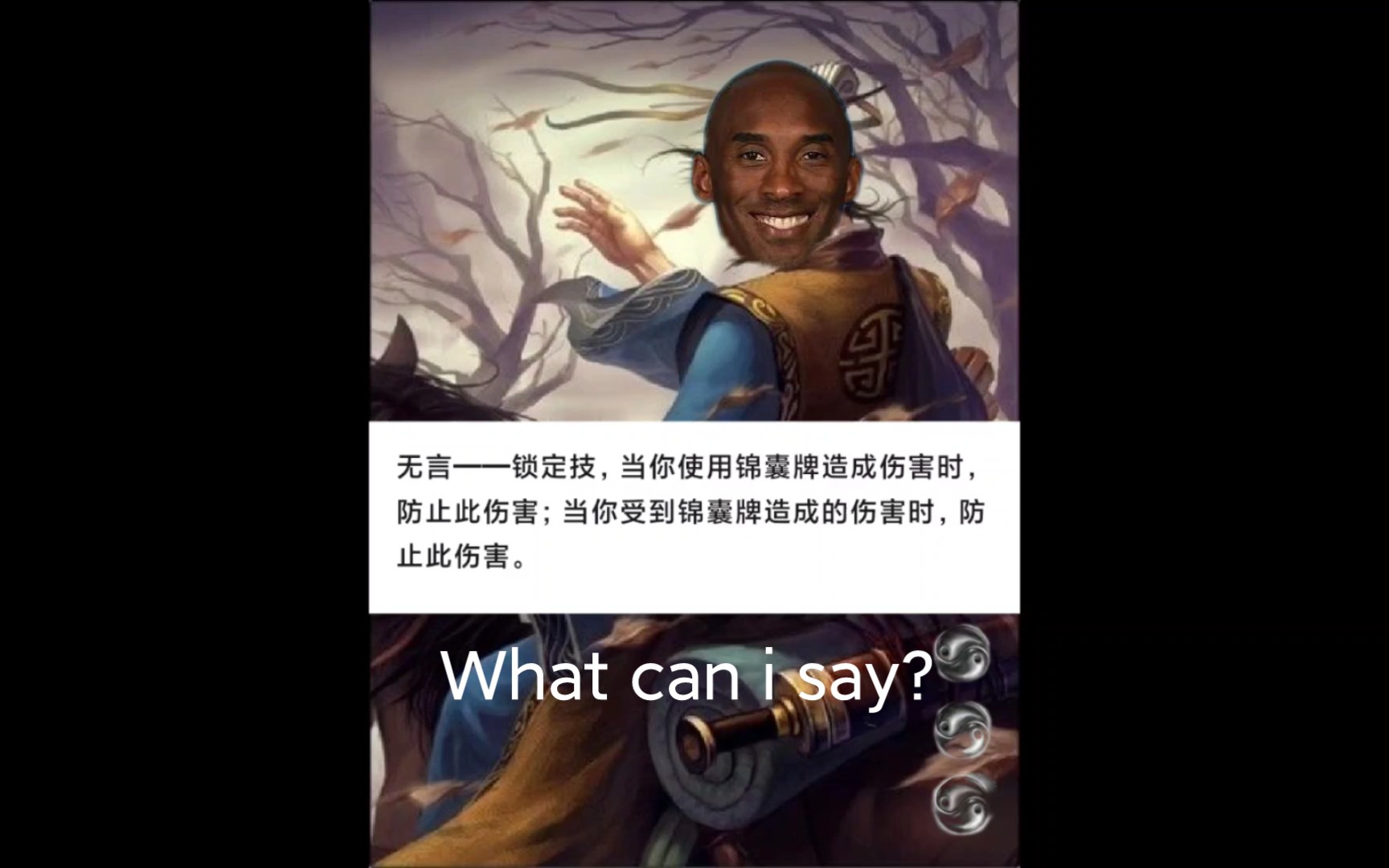 what can i say?但是三国杀(附牢大多元宇宙)