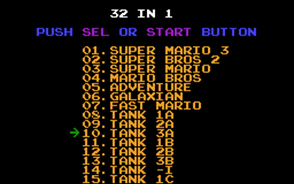 [图]FC/NES 超级马力欧兄弟32-in-1合卡