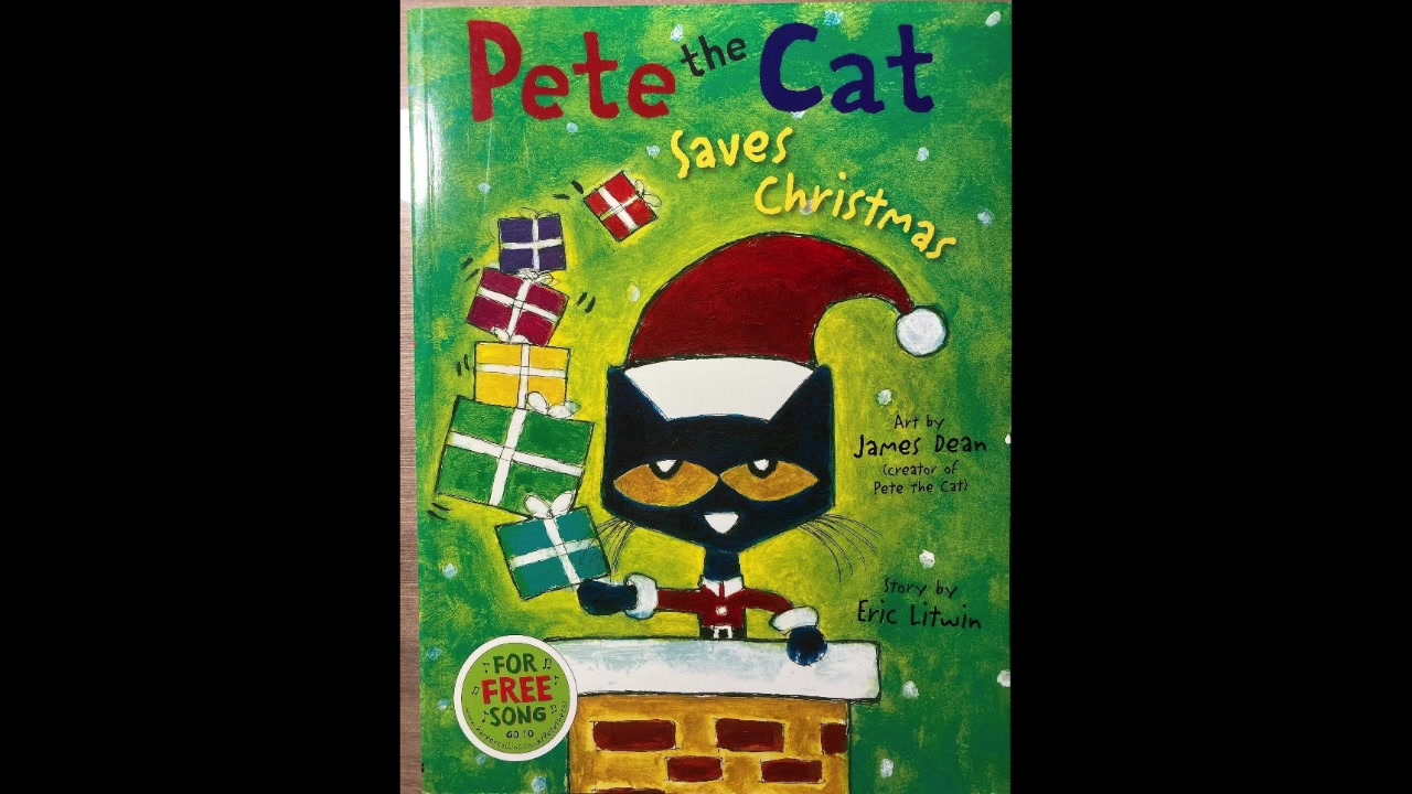 [图]英音朗读——Pete the cat saves the Christmas!