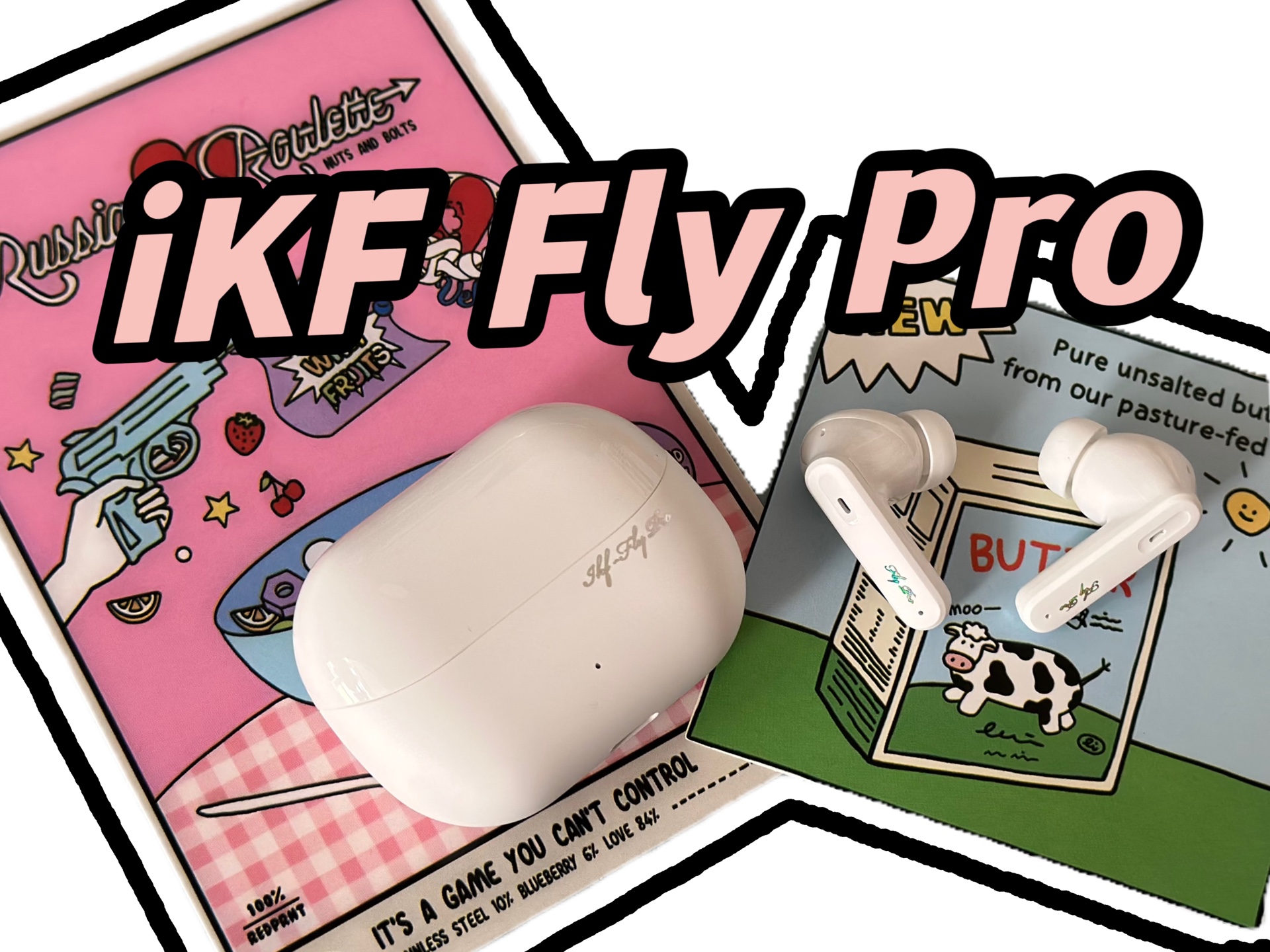 iKF Fly Pro降噪蓝牙耳机,降噪续航音质!它都是杠杠的!哔哩哔哩bilibili